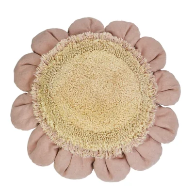 Cojín de suelo Pink daisy